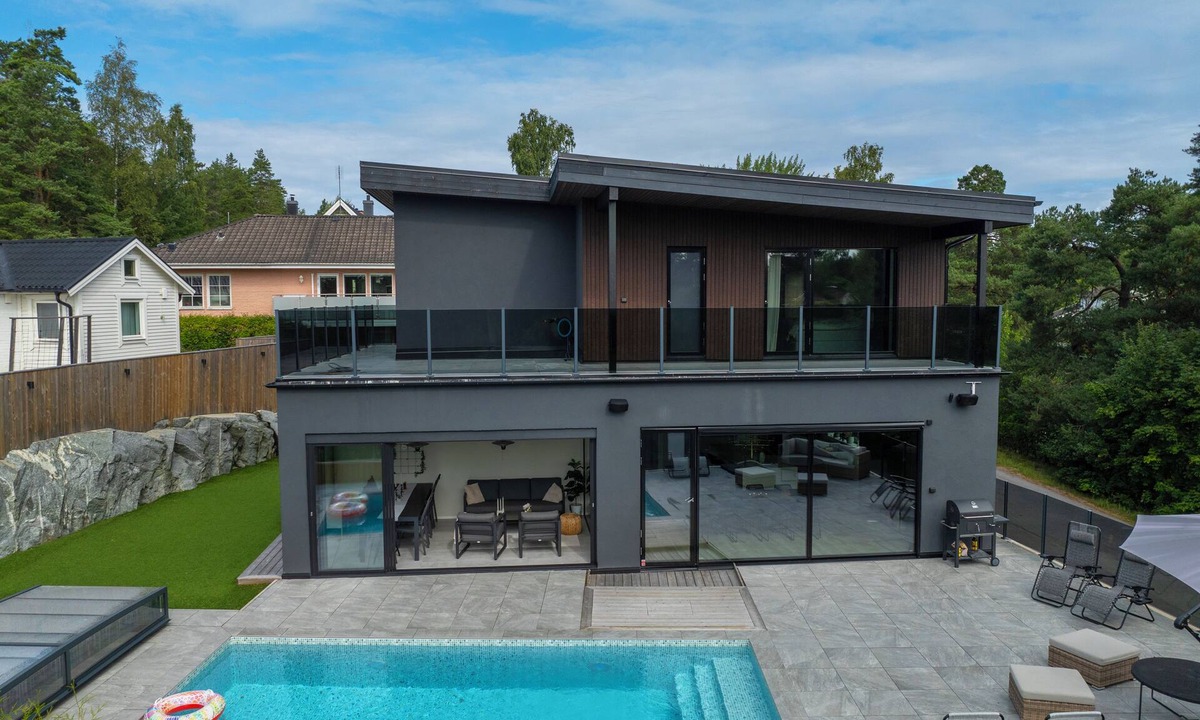 Taby Villa | Architect-designed villa with pool, spa & cinema