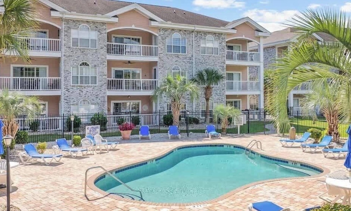 Central Myrtle Beach Apartment | Fabulous first floor two bedroom Golf View condo