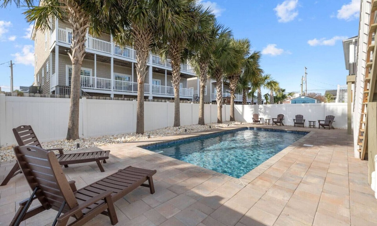 Cherry Grove Beach House | Heated Pool, ping pong & grill, Home in Cherry Grove, Short Walk to Beach