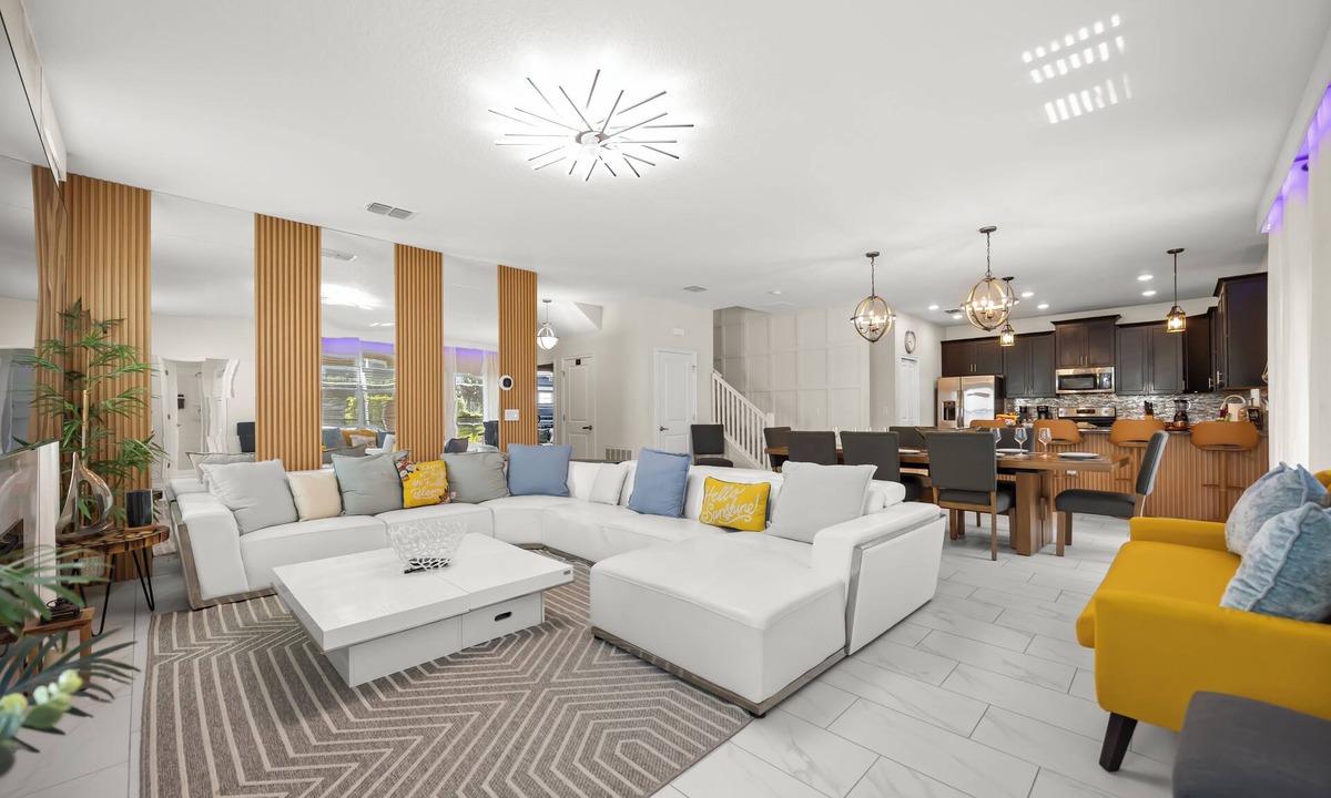 Davenport Villa | Modern Luxury at Disney’s Doorstep: Stunning 6BR/6BA Villa at Champions Gate!