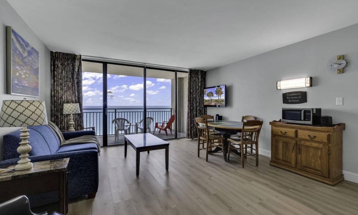 Myrtle Beach Condo | Scenic Views from the balcony at Ocean Forest Plaza Condos 🏖️ Oceanfront 🏖️