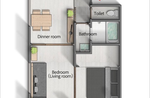 Nishi Apartment | 多木屋-大阪603