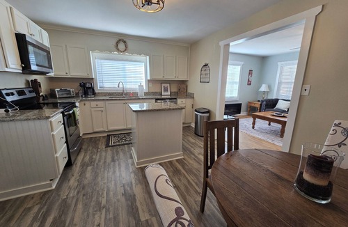 Mineral Bluff Cottage | Charming Mountain Retreat with fire pit, fenced yard, scenic views, and privacy.