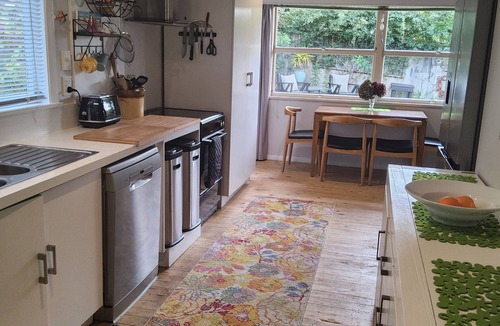Nelson House | Comfortable,spacious,light filled and unique home. Pet friendly.