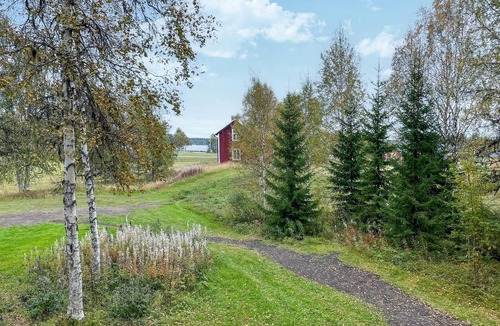 Follinge House | Cozy, small half-timbered house on a small hill overlooking Lake Gysen.
