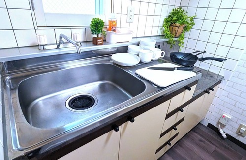 Toyohira Apartment | Double bed type private room with good access to S - 204/Sapporo Hokkaidō