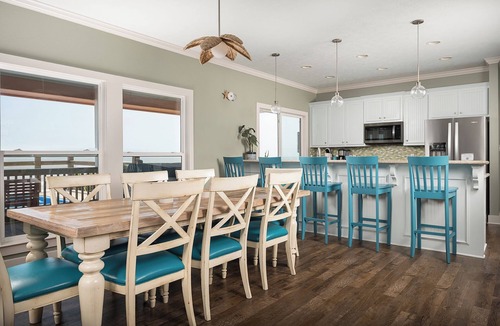 Port Bolivar House | Front Row Pool - chilled & heated - hot tub- beachfront