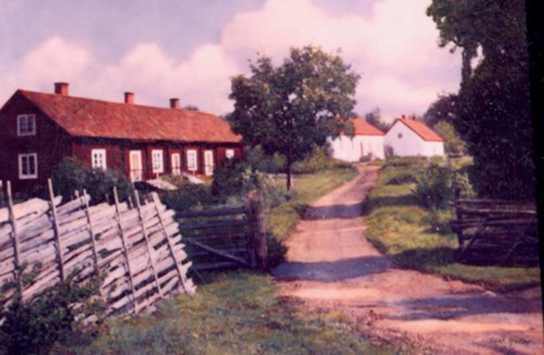 Knutby House | Historic blacksmith house from 1740 in Bennebols bruk