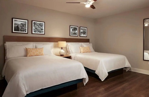 Downtown Myrtle Beach Hotel | Modern 2-Room Ocean View Suite with Balcony and Spacious Living Area