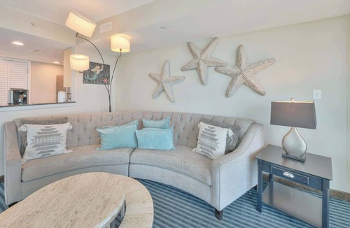 Downtown Myrtle Beach Condo | New Corner Suite, Direct Ocean & City Views,Glass!