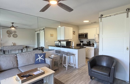 North Forest Beach Condo | Oceanfront & Across the Street from Coligny! Walk Everywhere!