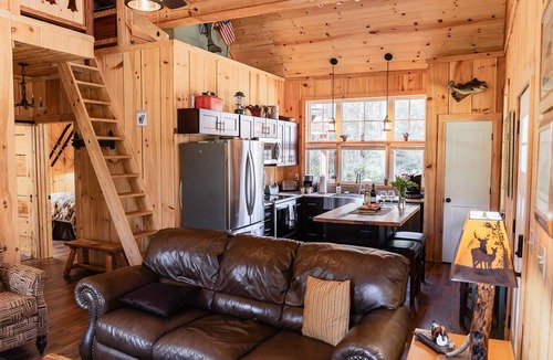 Lakemont House | River Front Mountain Cabin, Firepit, Front Porch