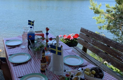 Skalsmara Cottage | Secluded gem on an island in the Stockholm archipelago, forest plot and private jetty,