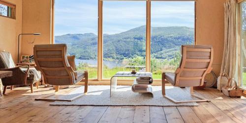 Hyllestad House | Self-Built Cabin With Views Over Leirvik