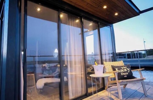Solvesborg House | Solvesborg Houseboat with Harbour Views - Sleeps 4
