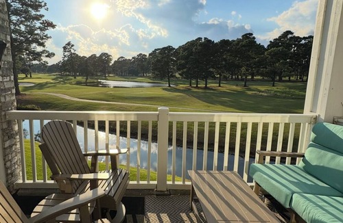 Central Myrtle Beach Condo | Spacious Condo on the 4th Hole of Pine Hills Golf Course