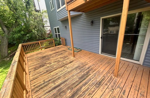 Glen Ellyn House | Spacious Deck & Balcony, Game Area, Garage
