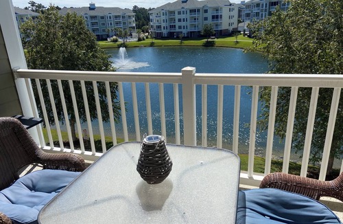 Central Myrtle Beach Villa | Spacious Myrtlewood Condo 2br, 2 Full BA With Lake View