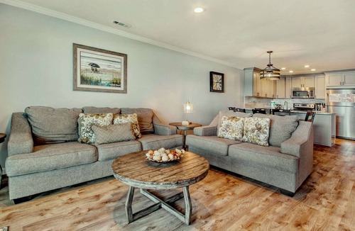 Surfside Beach Condo | The Beach is Right Off Your Balcony! First Floor 3BR at Lighthouse II