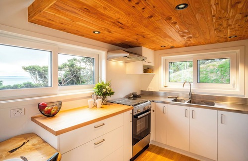 Tata Beach House | Tiny Greenie - Passive Tiny House, Golden Bay