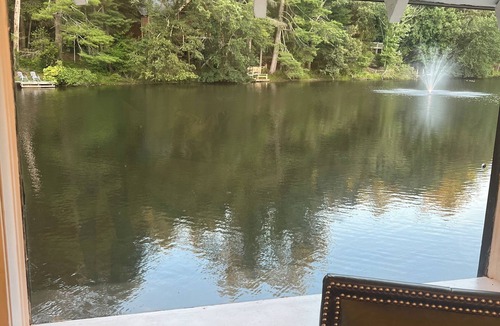 Flat Rock Condo | Tranquil Lakeside Waterfall Retreat-Summer is upon us!