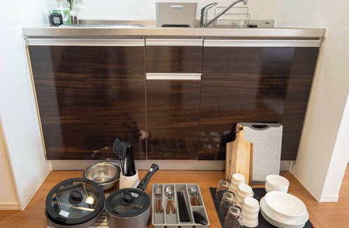 Otsu Hotel | Twin bed roomYou can cook and do laundryEquipped with a 60inch large screen TV/Otsu Shiga