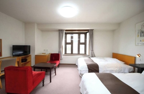 Fujikawaguchiko Hotel | West Wing Westernstyle twin room Mountain view/Minamitsurugun Yamanashi