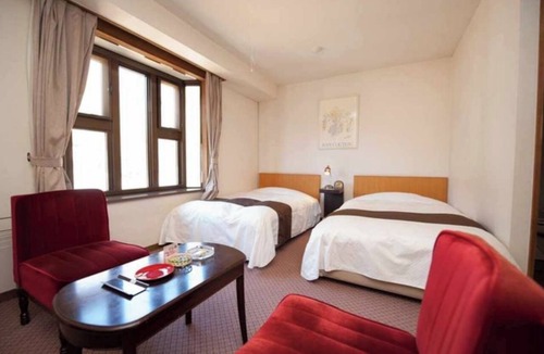 Fujikawaguchiko Hotel | West Wing Westernstyle twin room Mountain view/Minamitsurugun Yamanashi