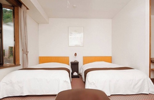 Fujikawaguchiko Hotel | West Wing Westernstyle Twin Room Mountain View/Minamitsurugun Yamanashi