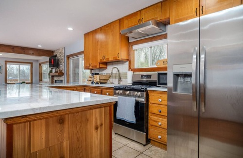 Pistakee Highlands House | Whispering Willows Sanctuary | Wellness & Waterfront Oasis w/Hot Tub, Sauna, Fire Pit & Pier