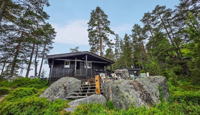 Beautiful home in Treungen with sauna