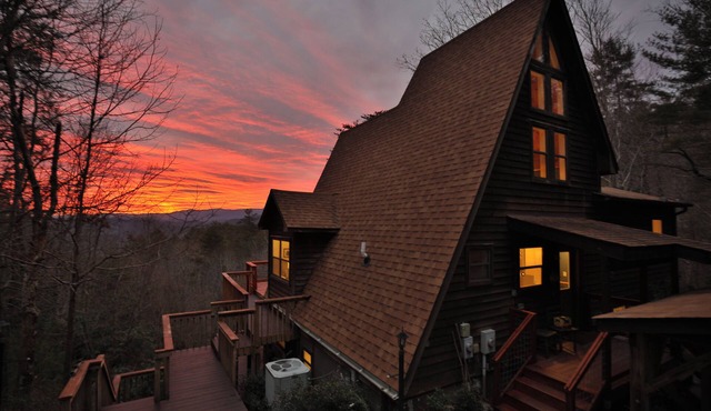 Chic A-Frame Cabin with Stunning Views