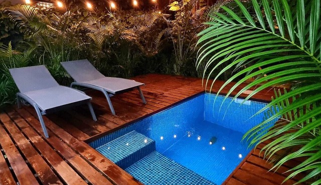 Cool Jungle Casita with pool and A/C
