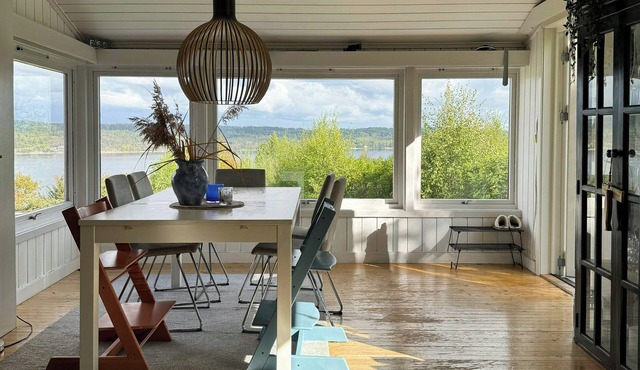 Cottage with private garden near Vilma Sjøbad