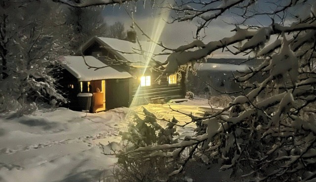 Historic log cabin with views of Jotunheimen