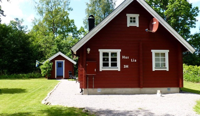 Hus LIA lake, boat, fireplace, WiFi, fishing license, bicycles, Bathe, top Ausst'g