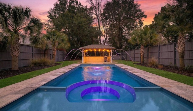 Incredible Coastal Getaway w/Private Pool Near Sav + Beach by Lucky Savannah