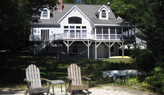 Lakefront Home with Private Beach!
