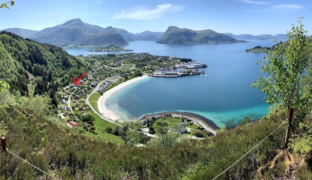 Leilighet i gangavstand til strand, sentrum og fjellet