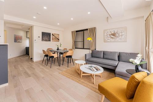 Newly opened within walking distance of the station Spacious dining area Direct access to Ueno Akihabara Tokyo and Yokohama Private rental for 9 people