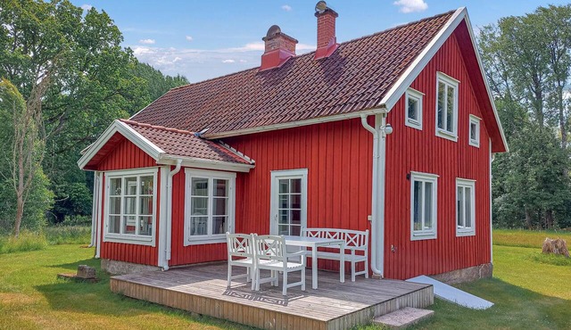 Nice home in Ryssby with house a panoramic view