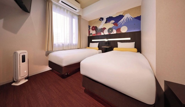 Nonsmoking comfortable twin room Nonsmoking ro/Osaka Ōsaka