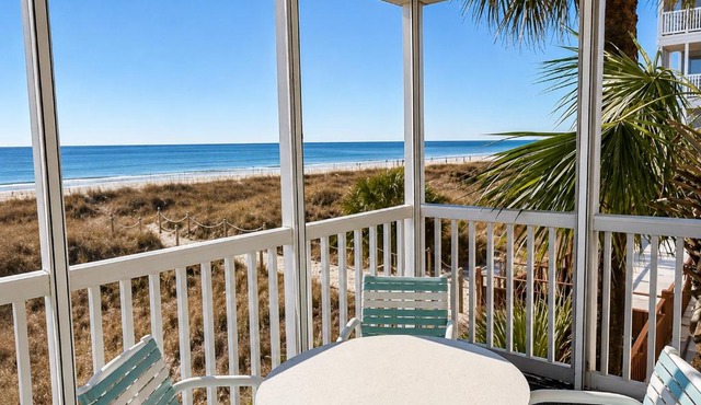 Oceanfront Corner 3BR 1st Floor Easy BeachPool Access Palmwood Villas 110