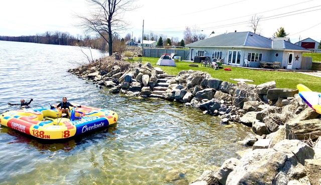 Private Lakefront 4-bedroom vacation with two home's on Lake Champlain