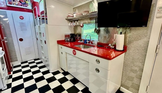 Romantic Caboose Great for Glamping Experiences in North Carolina