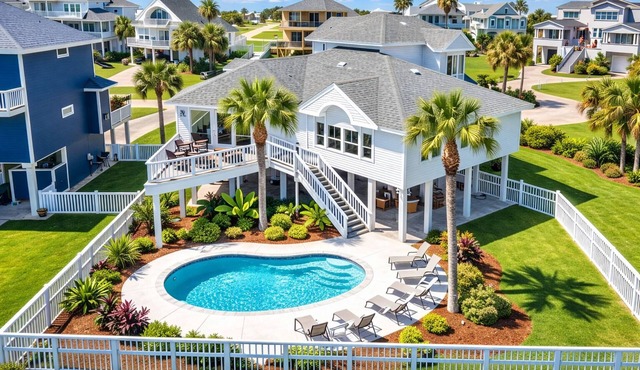 Spacious 5BR Private Heated Pool & Pool Table Just Walk to Beach