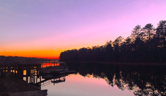 Sunset Gem private dock & boat ramp on Lake Murray