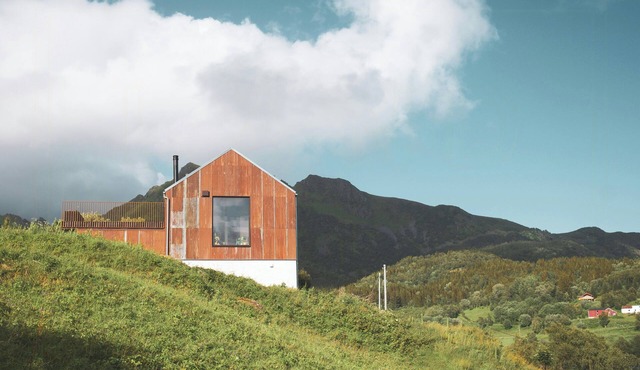 Villa on private peninsula in Lofoten