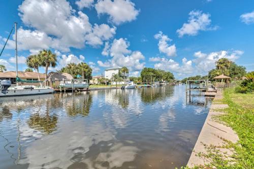 Waterfront Home on Canal w/Dock & Pedal Boat!
