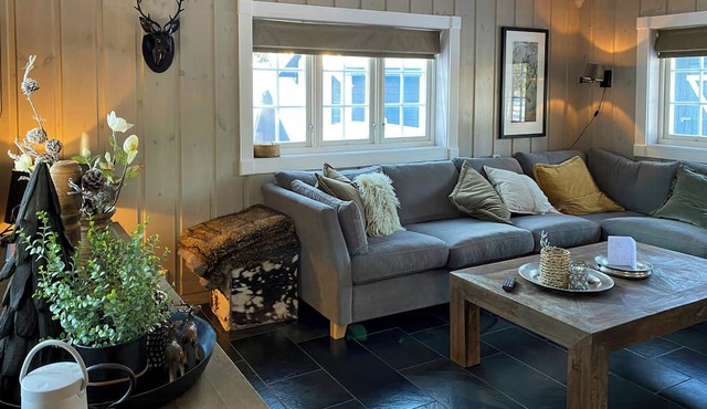 Cabin near skiing and golf at Nesfjellet